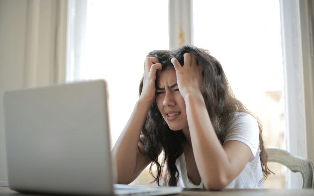 Een kenmerk van stress, hoofdpijn